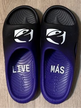 Crocs Taco Bell Live Más Mellow Slide Sandals Slippers - Size 7M/9W